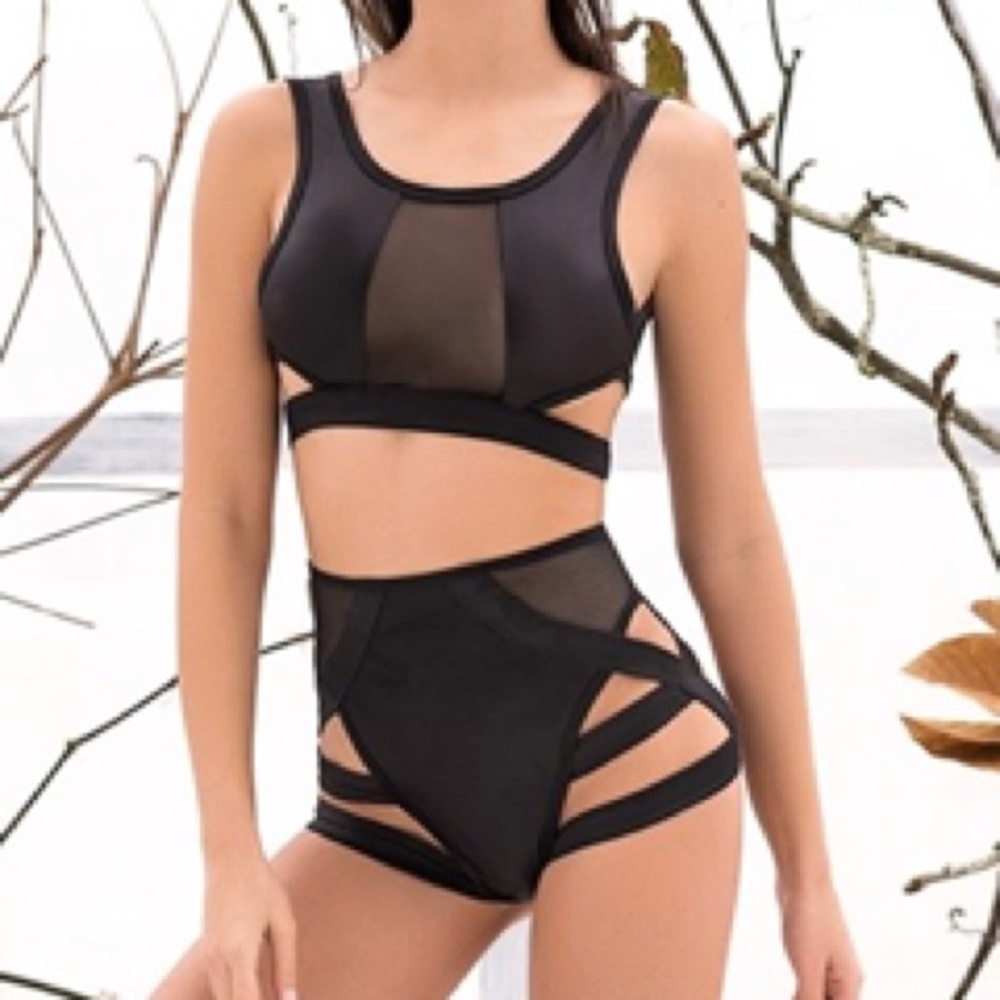 New black bra - handmade by a designer in SoCal